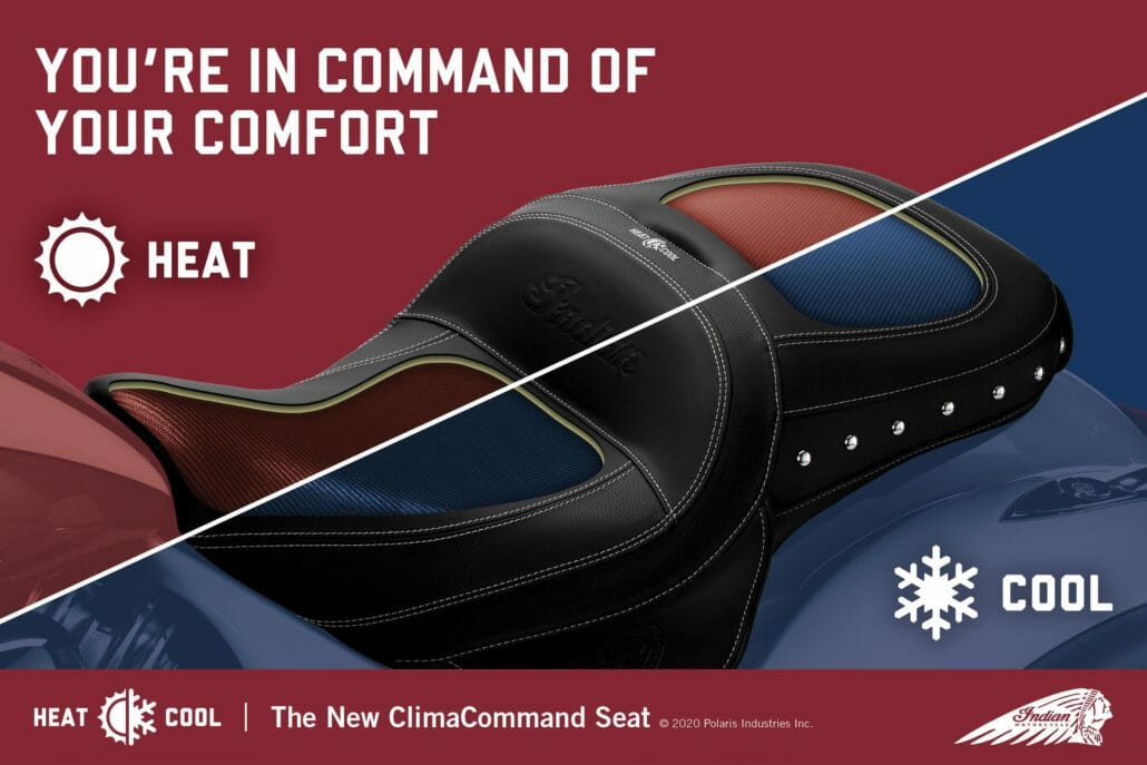 Indian warming or cooling seat 29 Indian Motorcycle ClimaControl Seat heating cooling 1 1
