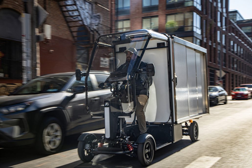 Honda Fastport eQuad: New micromobility for the last mile 46 539808 Fastport eQuad during pilot testing in New York 1