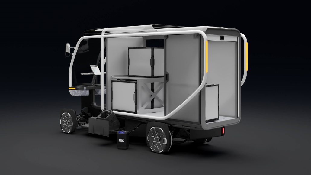 Honda Fastport eQuad: New micromobility for the last mile 48 539888 Fastport eQuad during pilot testing in New York 1