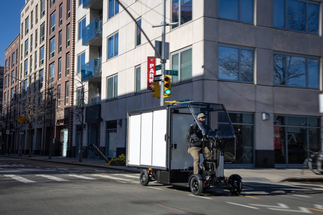 Honda Fastport eQuad: New micromobility for the last mile 44 539892 Fastport eQuad during pilot testing in New York 1