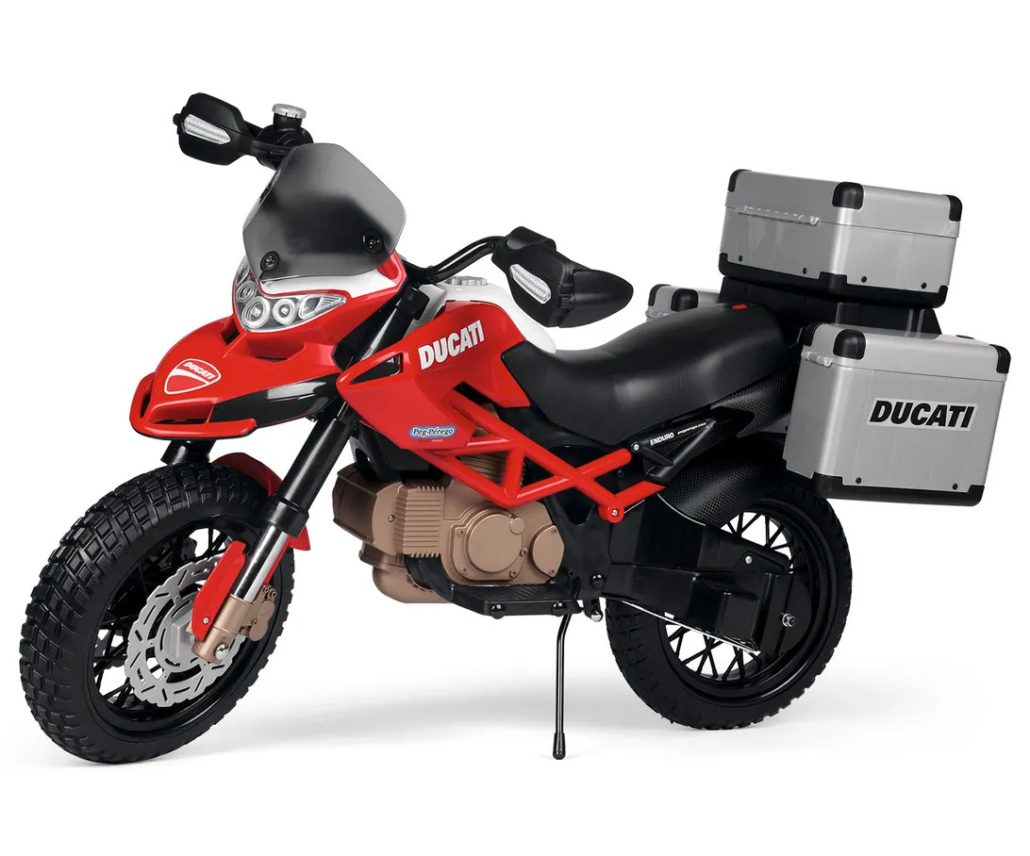 Ducati and Peg Perego: Electric children's motorcycles get the passion for motorcycles rolling early on. 30 Ducati Kindermotorrad 4