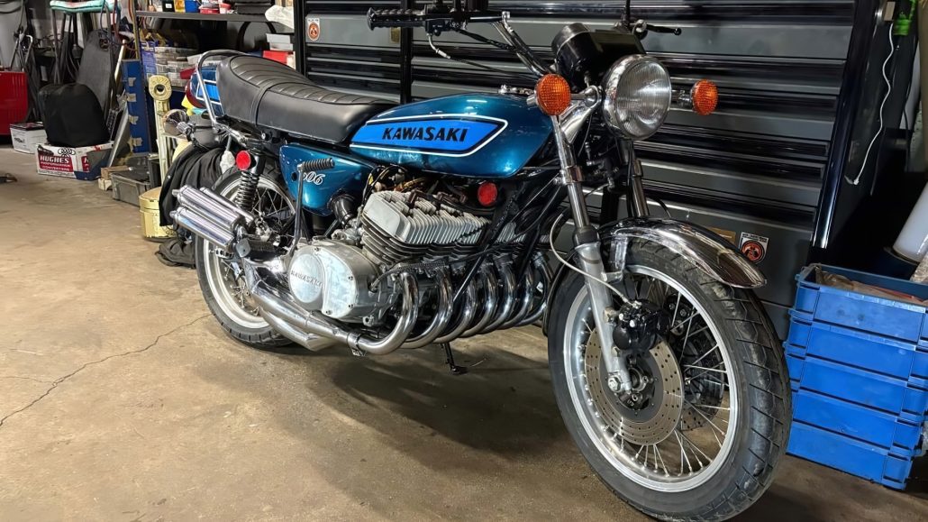 Unique Kawasaki KH 606: One-of-a-kind seven-cylinder two-stroke bike for sale 32 Kawasaki KH 606 Unikat 7 Zylinder 1 1