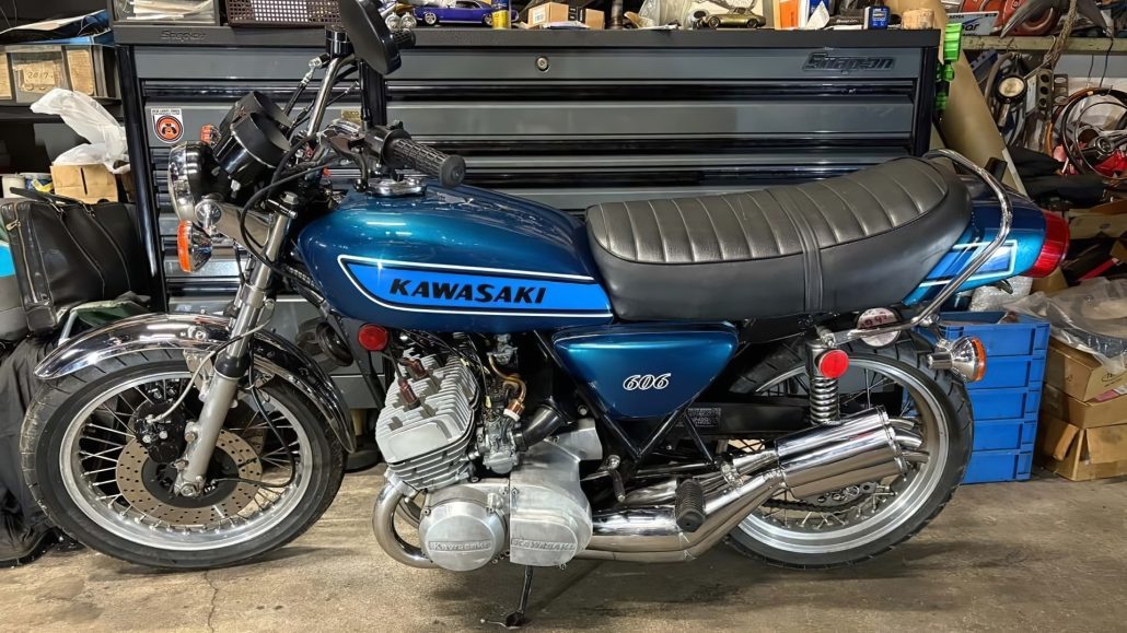 Unique Kawasaki KH 606: One-of-a-kind seven-cylinder two-stroke bike for sale 30 Kawasaki KH 606 Unikat 7 Zylinder 3 1