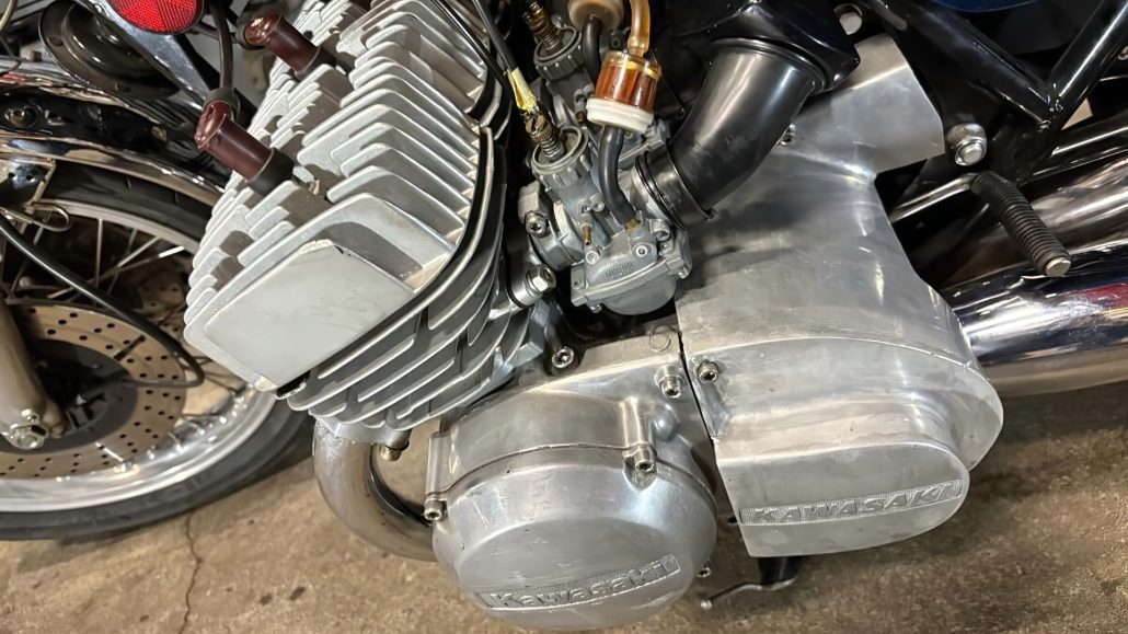 Unique Kawasaki KH 606: One-of-a-kind seven-cylinder two-stroke bike for sale 29 Kawasaki KH 606 Unikat 7 Zylinder 4 1