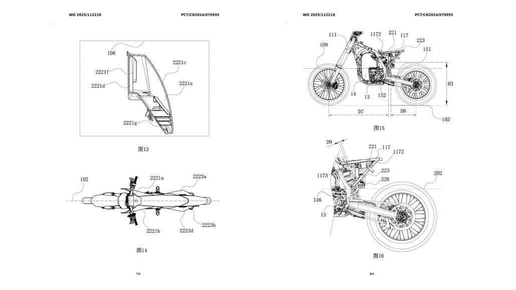 CFMoto CF-X: New electric motocross bike as a response to the Stark Varg? 37 cfmoto patent 3