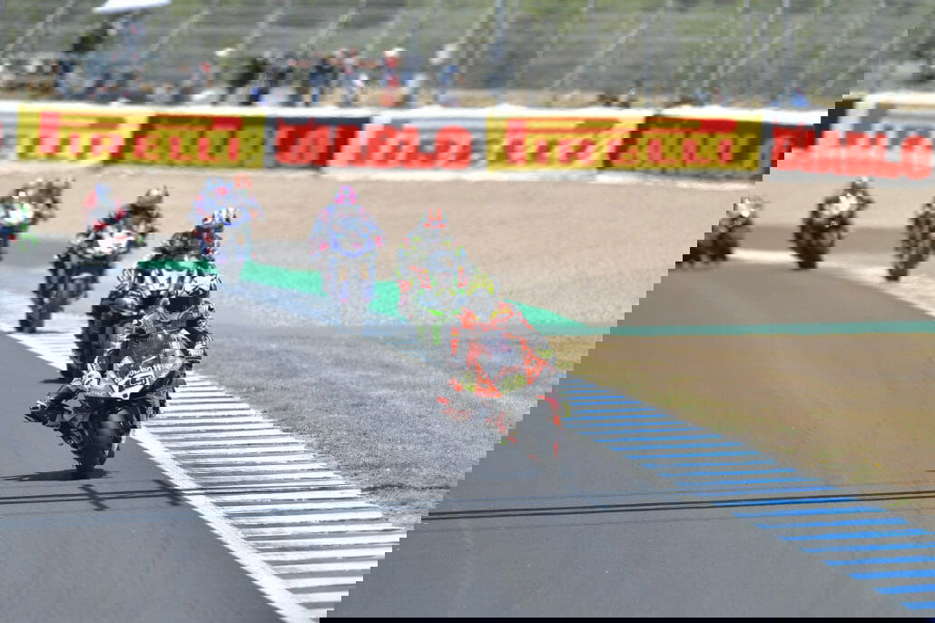 WorldSBK Race 1 action