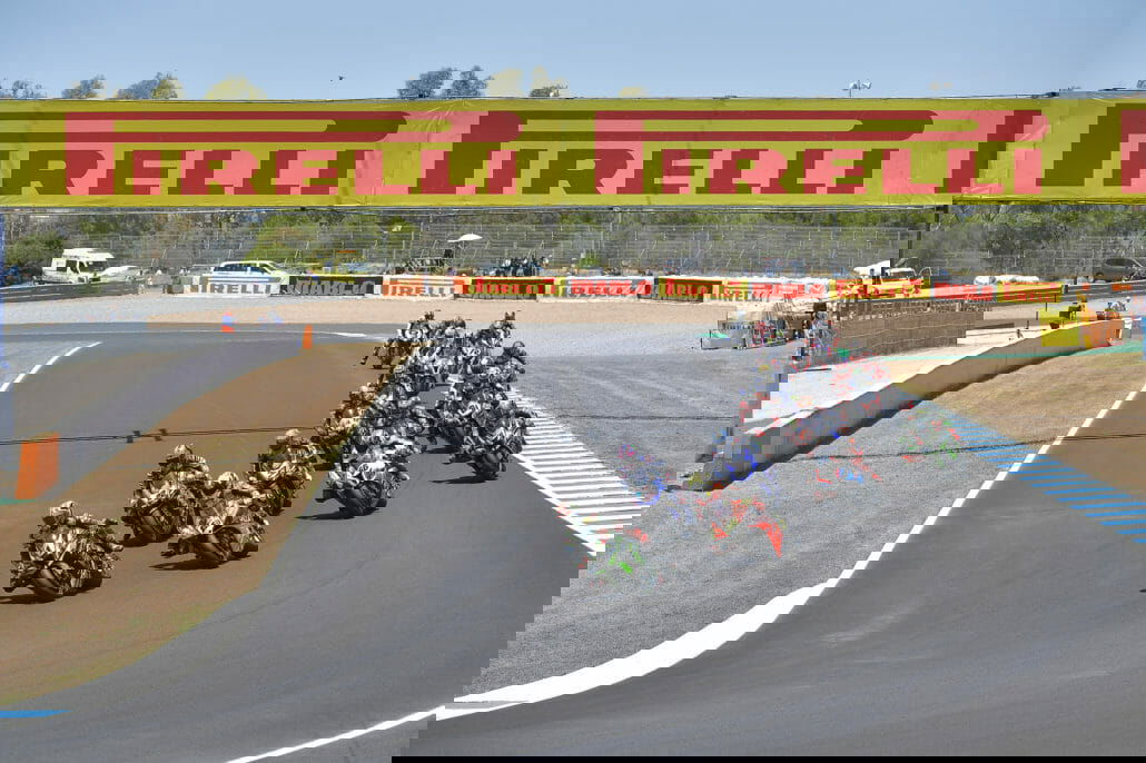 WorldSBk Race 1 action 2