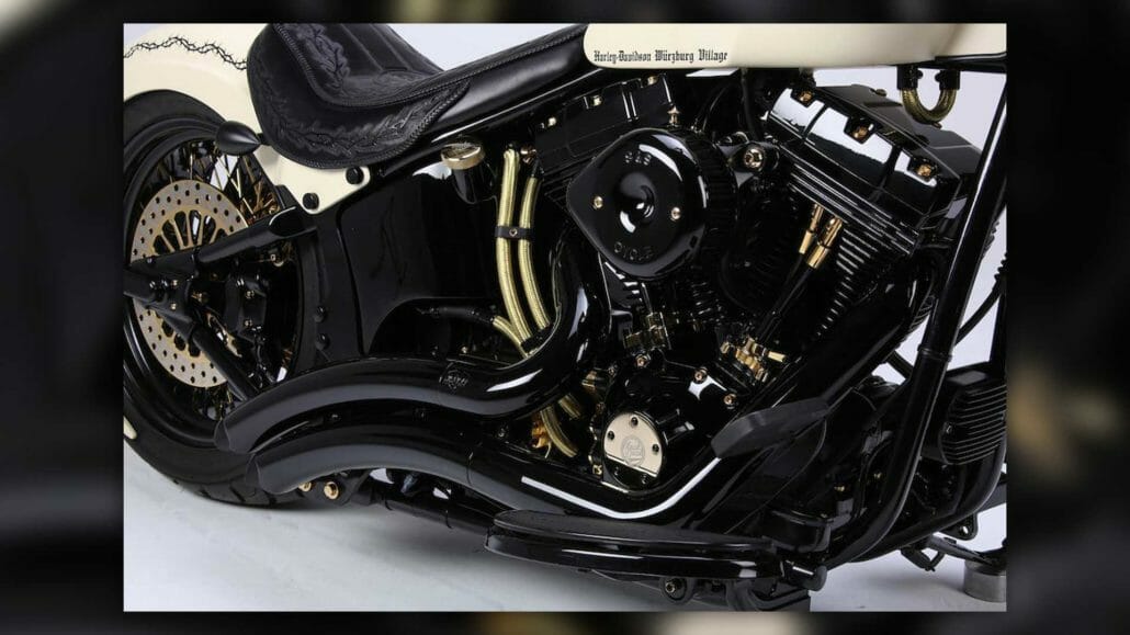 papal harley white unique 3