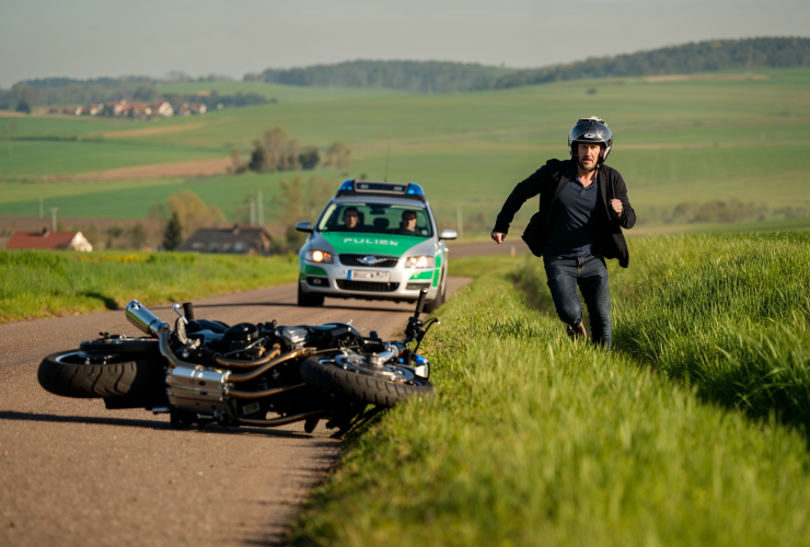 Flucht vor der Polizei