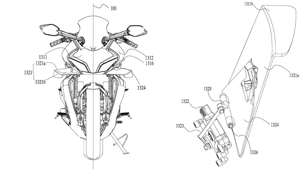 CFMoto versenkbare Winglets 1